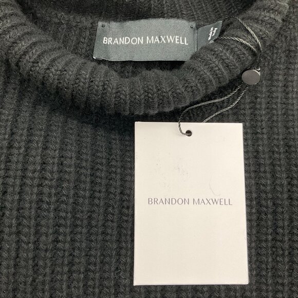 Brandon Maxwell Black Wool / Cashmere Tunic Sweater - Picture 4 of 4
